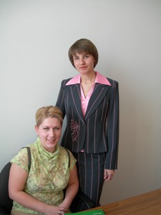Сатарина Татьяна Евгеньевна(слева) и Гоголева Ирина Викторовна(справа)